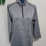 Cougar Sport Half Zip Long Sleeve Shirt Top Gray Photo 0