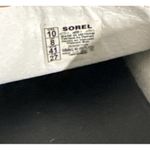 Sorel Viibe Clog Womens 10 White Leather Slingback Casual Platform Neutral Photo 13