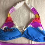 Hooters Bin 41 #5 New  Girl Rare Vintage 2Pc Tye Dye Bikini Size Small Photo 2
