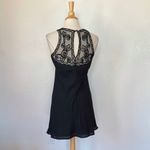 Vintage 90’s Black Mesh Back Sleeveless Dress Size 10 Photo 1