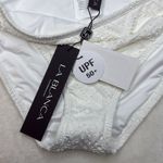 La Blanca  Ivory Textured Bikini Bottom- Size 8 Photo 5