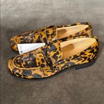 & Other Stories & Other Stories Premium Hairy Leather Loafers Cow Print Beige Dark Size 9.5 40EU Photo 3