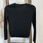 Banana Republic Black Long Sleeve Blouse V-Neck / Size XSmall Photo 6