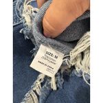 Womens Boutique Frayed‎ Denim Jacket Size Medium NWT Blue Photo 2