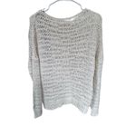 Friday’s Project Women's Crochet Cream Knit Sweater White Size M Photo 1