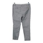 Anne Klein  Geometric Print Ankle Pants‎ Blue White Pattern Women Size Large Photo 4
