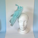 Elegant Turquoise Fascinator Blue Photo 2
