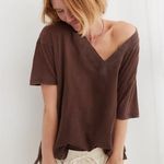 Aerie Extreme V-Neck Oversized Tee Photo 0