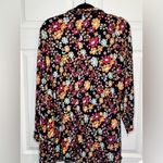 Free People  Daisy Jane Women’s printed mini dress in black multi - Size Medium Photo 6