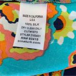 Trina Turk  pleated bright floral multicolored dress size‎ 0 beach vacation Photo 5