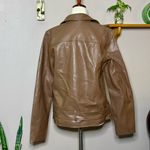 Old Navy  Faux Leather Moto Jacket Women’s Size Medium Photo 2