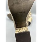 Free People Snake Skin Reptile Block Heel Women’s Boots Size 37 Photo 6