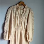 Sézane Sezane Maxi Long-Sleeve Soraya Linen- Blend Dress FR36/US4 Photo 8