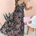 BOUTIQUE free to flower open back floral dress ✨ Purple Size L Photo 1