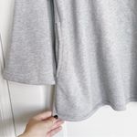 J.Crew • University Terry Long Half-zip Tunic sweatshirt pullover heathered grey Photo 5