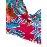 Sunsets Two Piece Red Floral Swimsuit w/Keyhole Removable Pads‎ Size 16 / DD Photo 4