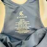 Kyodan women's cropped Blue activewear tank built in bra size XS Photo 3