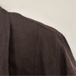 Eileen Fisher  Women’s Linen Topper Cardigan Small Brown Open Front Photo 3