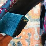 Stuart Weitzman FOR MR. SEYMOUR Vintage Blue Silk Tie Print Suede Heels 8 AAA Photo 7