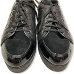 Aquatalia Quilted Black Leather Platform Oxford Sneakers Photo 8