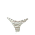 Nirvanic Deia Bikini Eco Seashell Zig Size Large One Shoulder Neutral Colors NEW Tan Photo 5