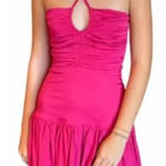 NWT Silka Hot Pink Fiorella Strapless Mini Dress Sz. S Pink Photo 0