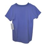 Athleta Zephyr Vneck Tee Size XS Periwinkle Blue Short Sleeve Tunic Lightweight Photo 3