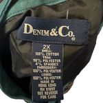 Vintage Denim‎ & Co. Embroidered Pantsuit Blue Size 2X Photo 5