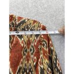 Jones Wear  Women's Tunic Blouse 3/4 Sleeve V Neck Batik Brown Size 14 Photo 8