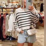 Free People  Easy Street Stripe Crop Pullover Photo 2