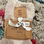 Rae Dunn  3 Pair Cozy Festive Red Cream White Thick Socks Photo 2