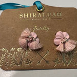 Shiraleah  Chicago Blush Pink Flower Tassel Earrings Jewelry Cute Trendy‎ Photo 0