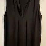 Vince  Women's Black Sleeveless‎ Silk Blend Top Blouse Medium M Photo 0