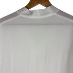 Helmut Lang P / XS Mist Oversized Viscose Button Down Optic White Professional Photo 4