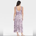 Knox Rose  Lavender Tie-Dye Midi Dress Photo 1