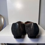 Bocage Metallic Striped Pointed Toe Flats Black & Blue Elegant Shoes Photo 5