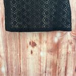 J.Crew  Leslie Black Eyelet Crochet Lace Dressy Tank Top Photo 5