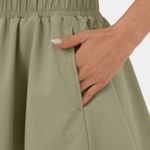 Halara NEW High Waisted Elastic Waistband Side Pocket High Low Dance Shorts 3.5" Photo 2