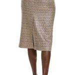 St. John ππ Pencil Skirt ~ Metallic Lilac Multi-Color 6 NWOT Photo 2