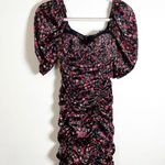 For Love & Lemons Melrose Dress Floral Black Mini Photo 6