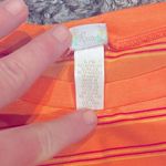 Route 66 T Shirt Top Size Large Cap Sleeves Orange Stripes Short Sleeves Lightweight Photo 2