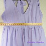 Eloquii New!  Tie Back Mini Dress Lavender Pastel‎ Lilac  18/20 Photo 8
