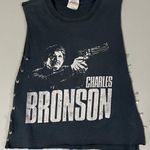 Charles Bronson Safety Pin Pins Punk Cut Photo 0