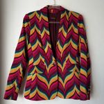 Trina Turk  West Village Chevron Jacquard Blazer 4 Photo 4