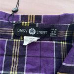 Dolls Kill COPY - Daisy Street purple, black and yellow plaid top Photo 1