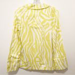 Anthropologie By  Flannel‎ Animal Print Pajama Top in Citron XXS NWT Photo 6