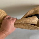 Francesca's Women’s Francesca Elegant Tan Wide-Brimmed floppy Hat packable tan Photo 6