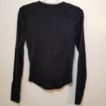 Free People black long sleeve shirt SZ XS Photo 2