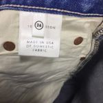 GRLFRND  Distressed Raw Step Hem Jeans Photo 6