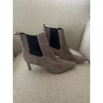 Veronica Beard  VERO CUOIO 3" heel Suede Rear Zip, Ankle Boot, S53 Photo 2